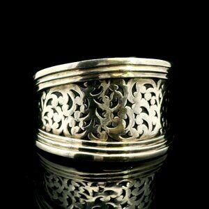 Lois Hill Wide Sterling Silver Filigree Cuff Bracelet – Artisan Scrollwork